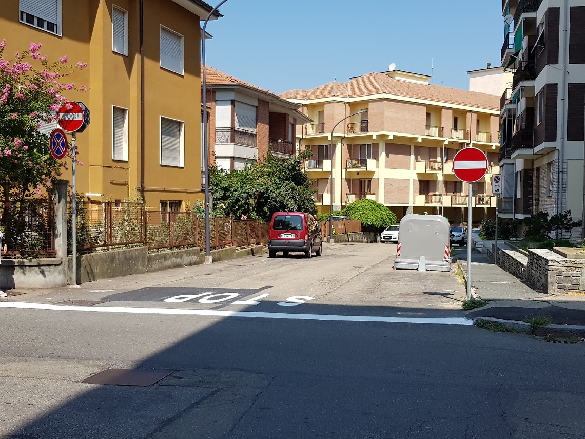via duca degli abruzzi senso unico
