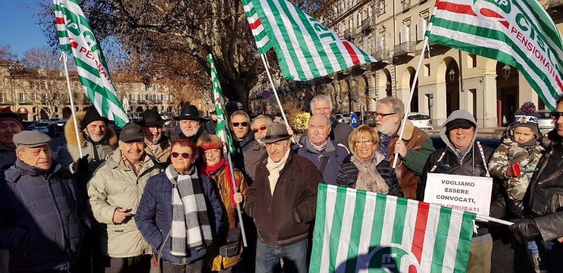 Presidio sindacati pensionati 2019