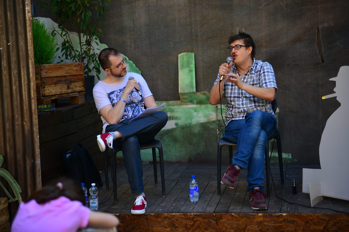 Riccardo Santagati e Carlo Gabardini al Babel Festival