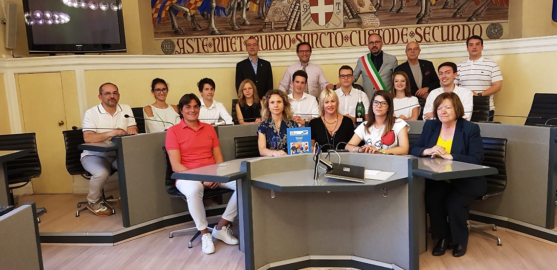 Liceo scientifico studenti dal sindaco