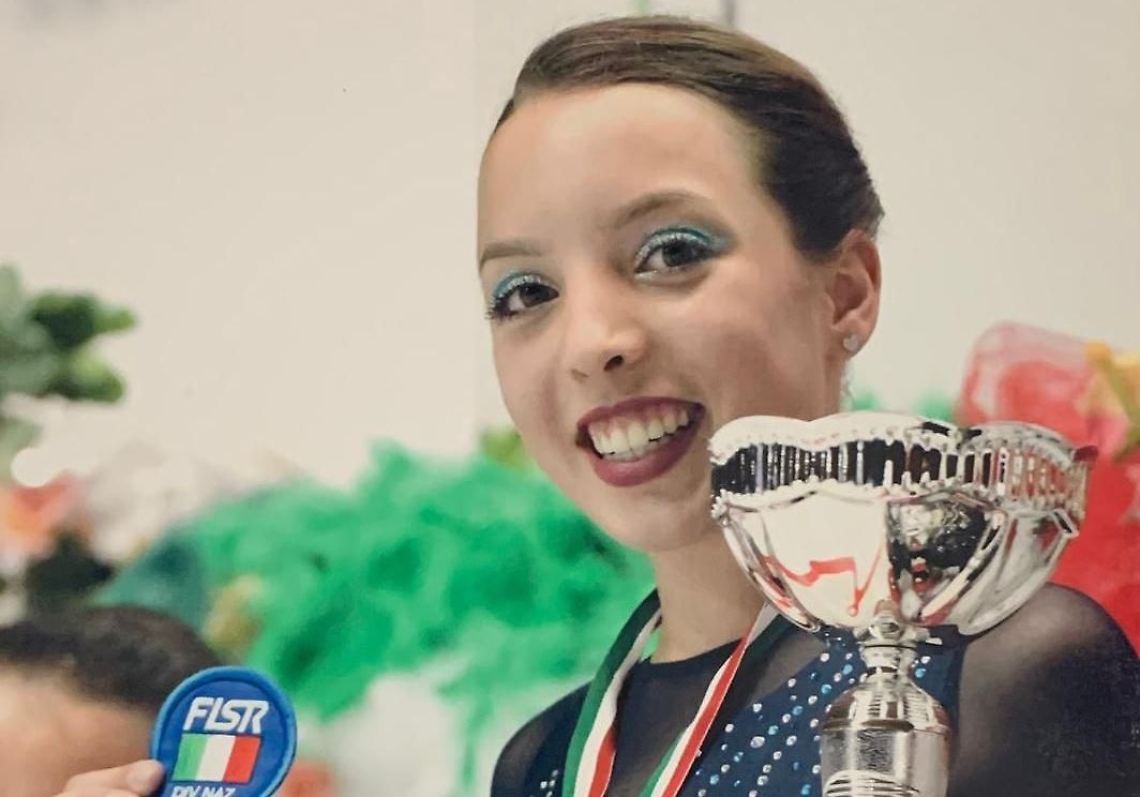 Soraya con Coppa e Scudetto dei Campioni Italiani