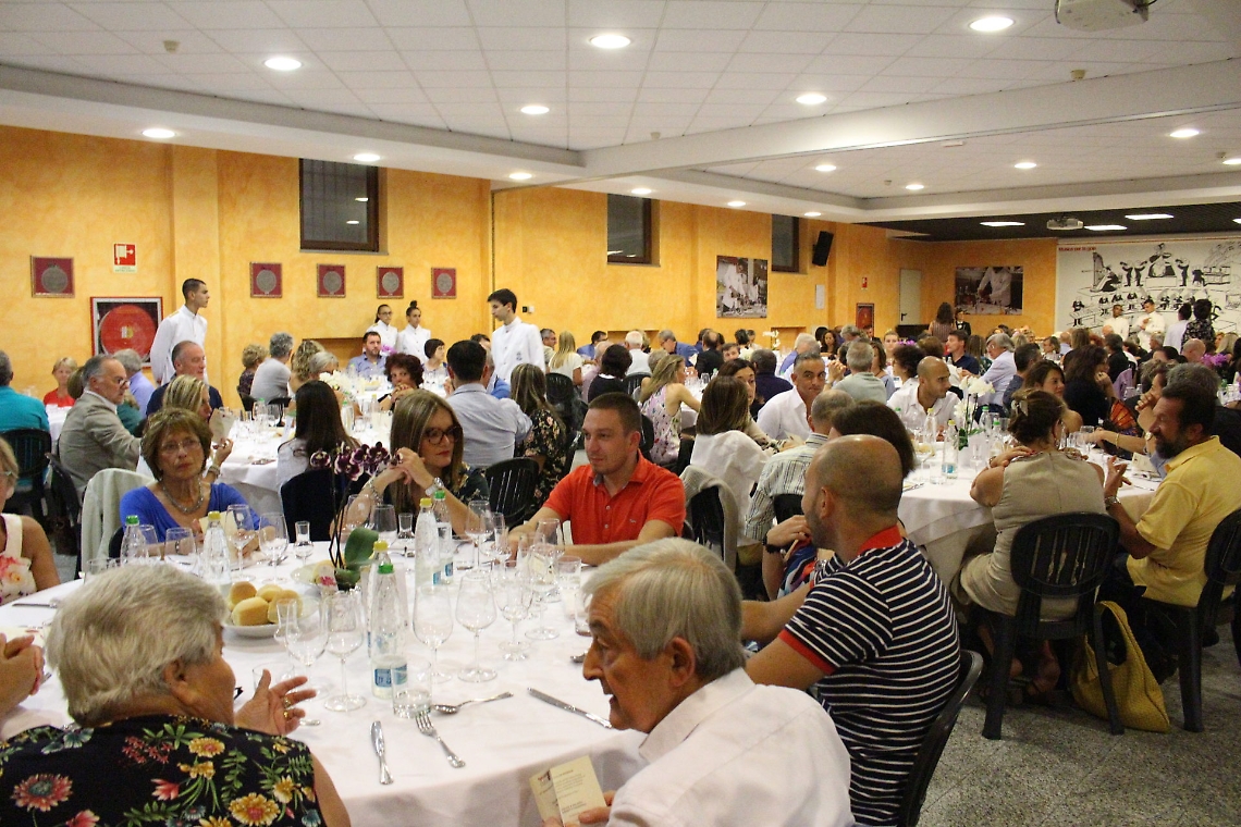 Douja d'Or 2018 piatto d'autore commensali