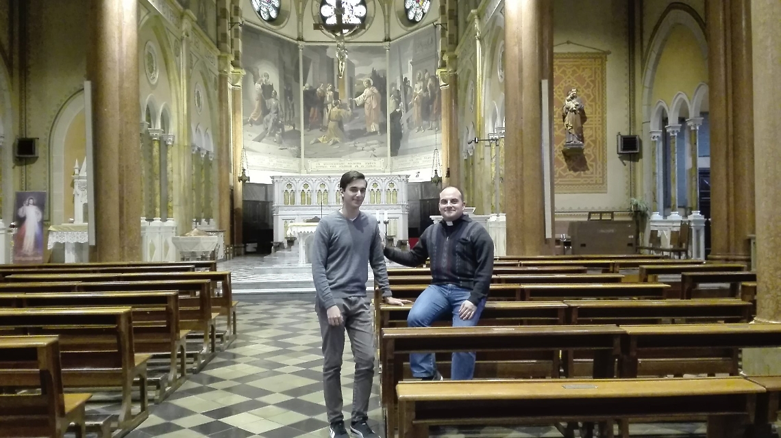 Don Mauro Canta e Matteo Briatico