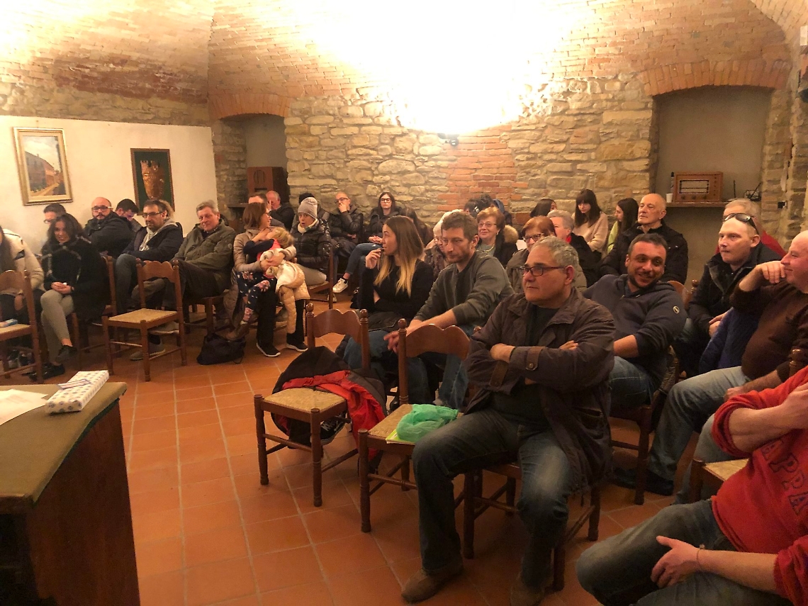 Un momento dell'assemblea della Pro loco di Bubbio