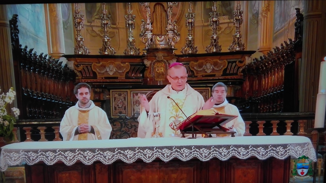 Messa in streaming diocesi di Asti 19 aprile 2020