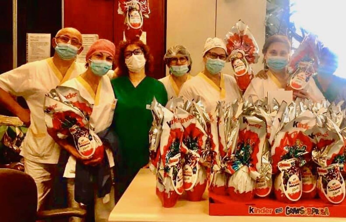 uova di pasqua ferrero rianimazione