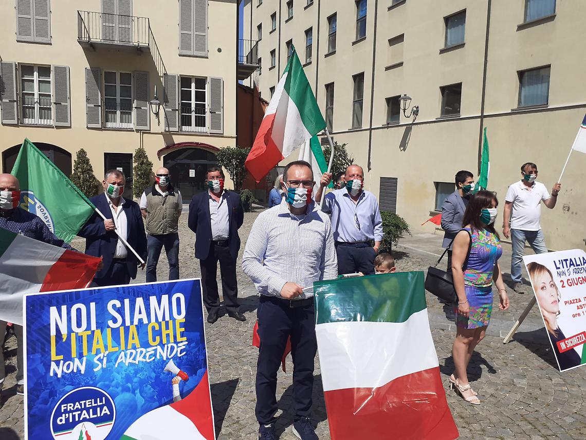 Protesta Fratelli d'Italia-6