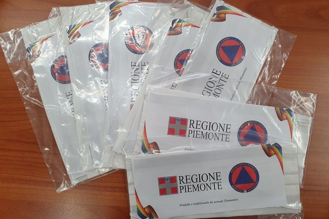 mascherine regione piemonte