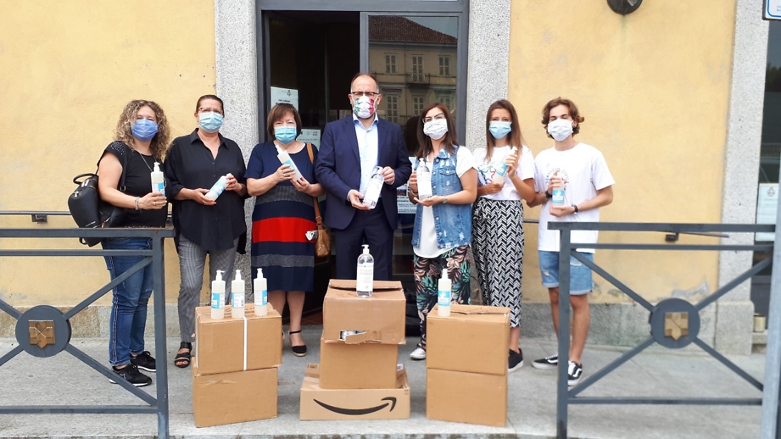 Consegna gel igienizzante