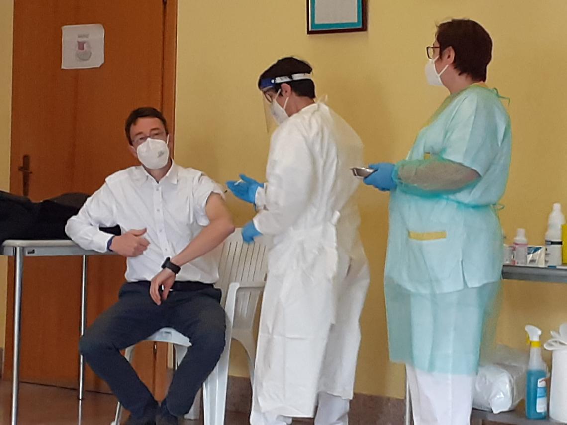 messori ioli si vaccina