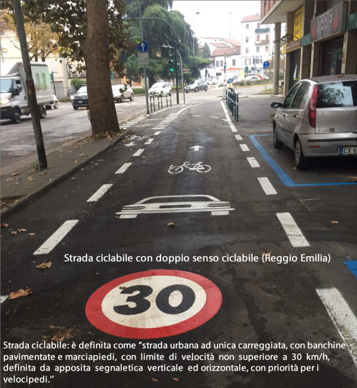 strada ciclabile