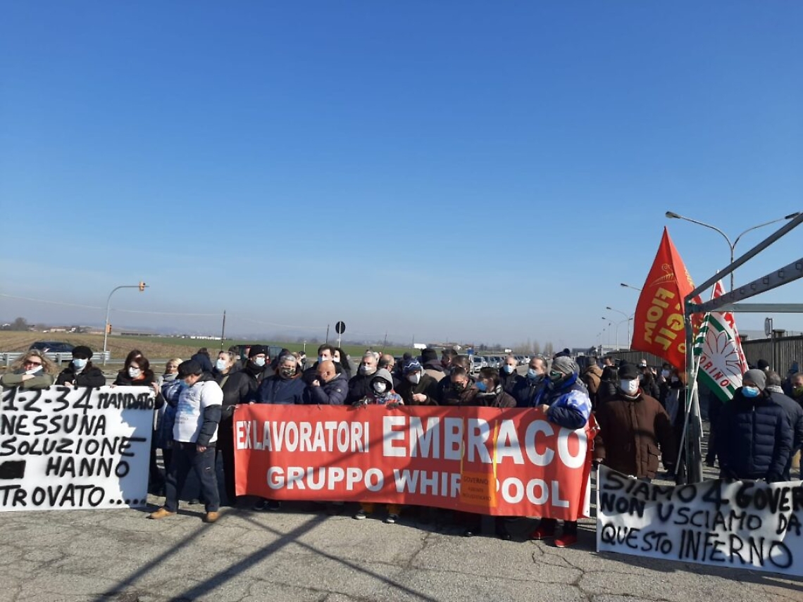 Manifestazione Embraco 17 febbraio