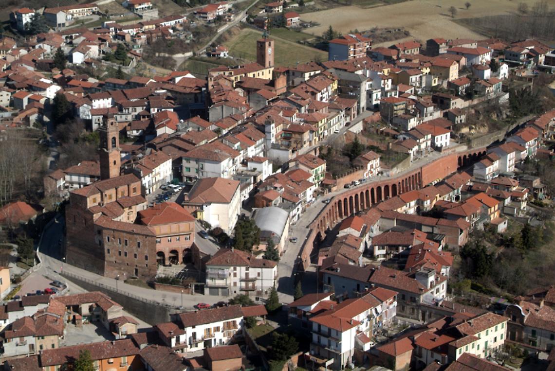 Paesaggio del Comune di  Montechiaro d'Asti (AT)
