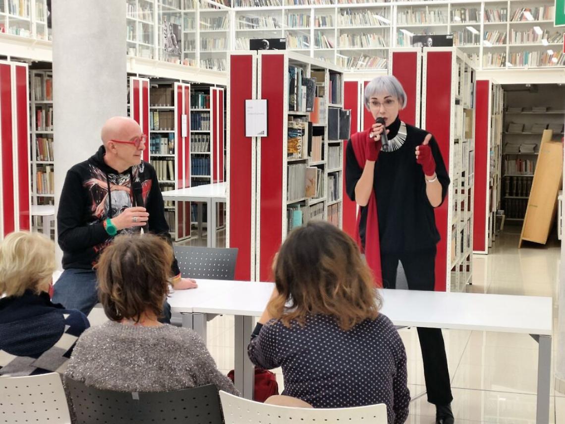 Cotto e Fusco in biblioteca