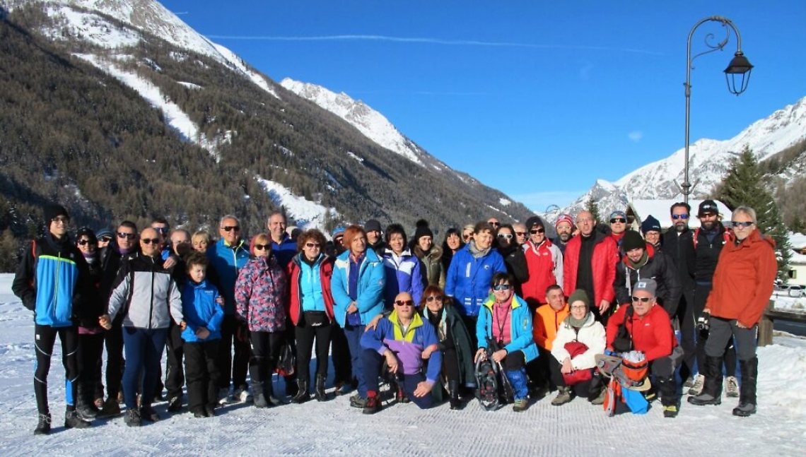 2018.01.28 Fondo e racchette a Cogne
