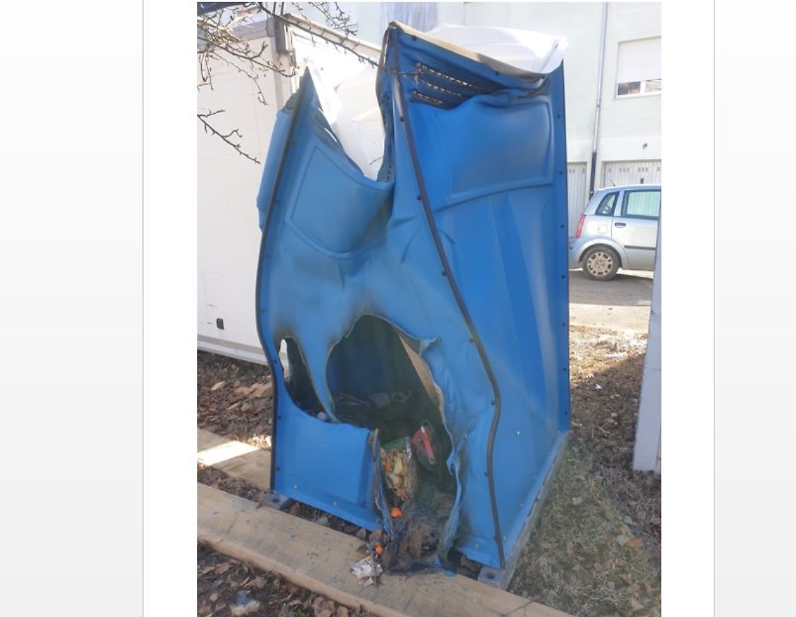 bagno chimico san fedele incendi