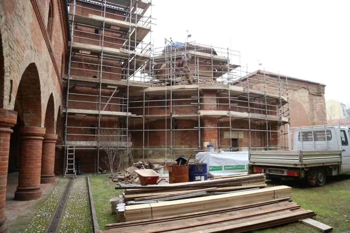 Lavori al Battistero di San Pietro di Asti5