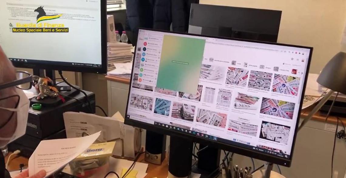 guardia di finanza pirateria editoriale