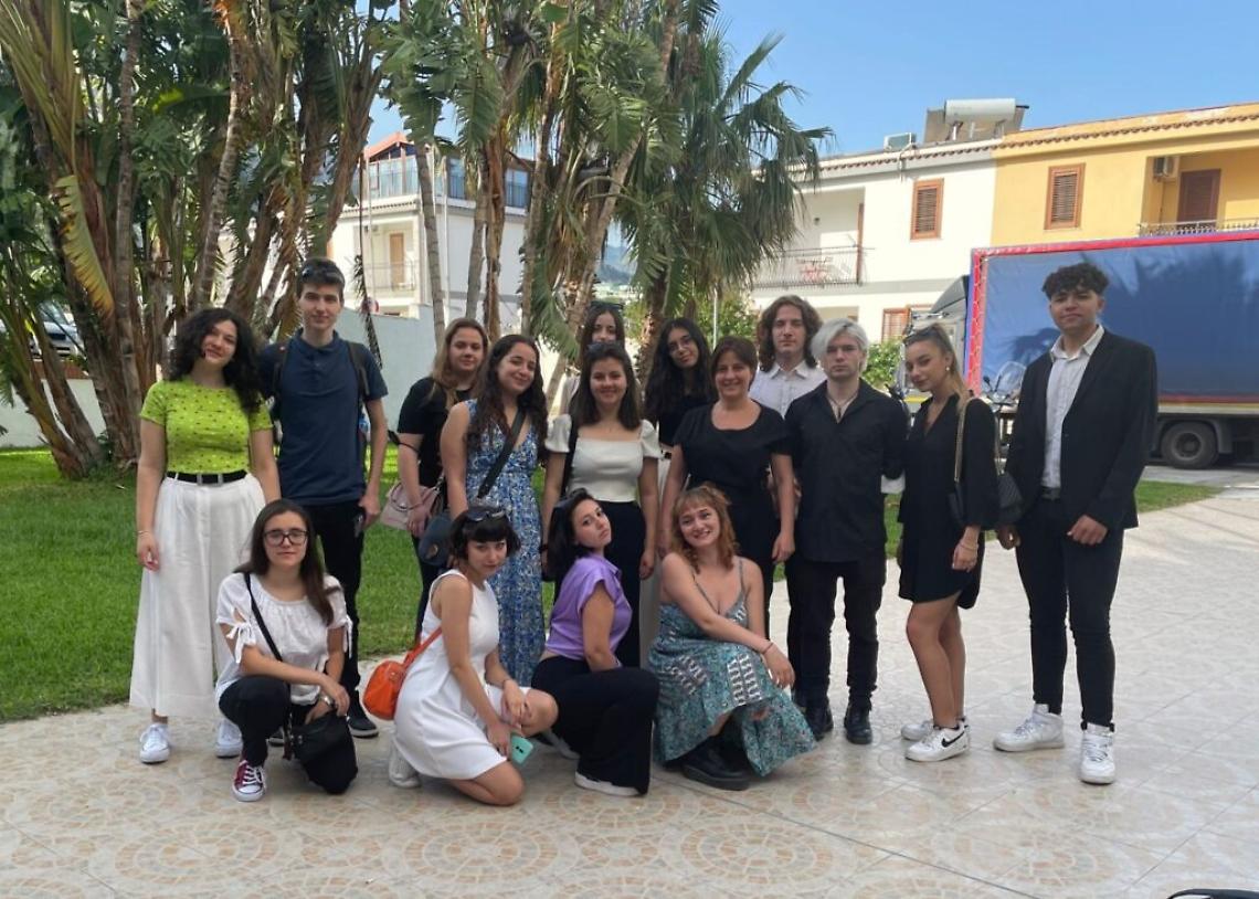 Liceo artistico studenti a Palermo
