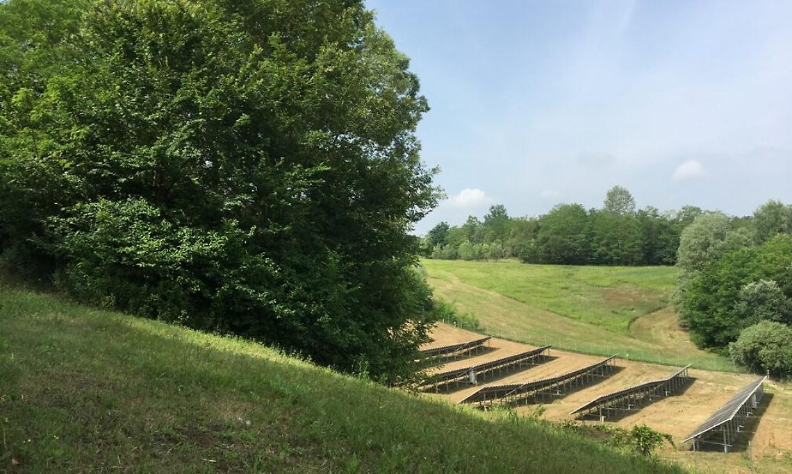 Ex cava Rdb-pannelli solari