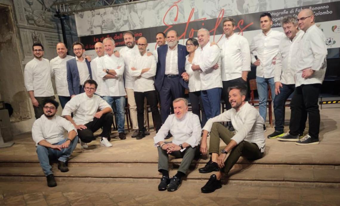 Luciano Tona e chef stellati