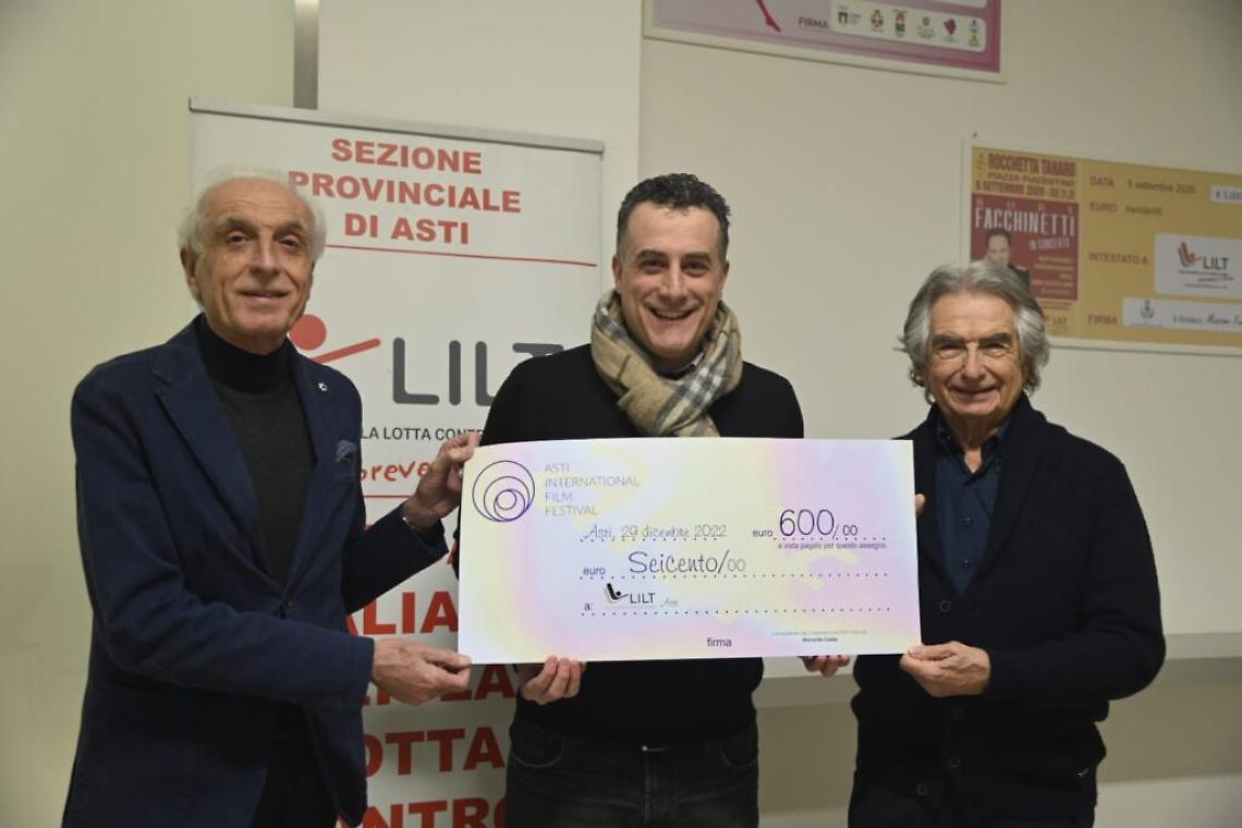 Asti film festival 600 euro alla Lilt