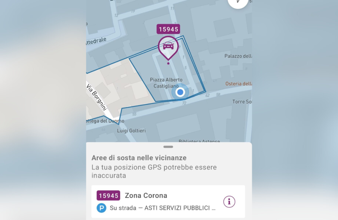 EasyPark piazza Castigliano