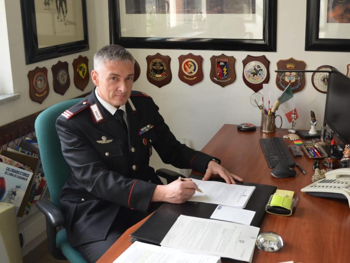 carabinieri compagnia di asti comandante Maurizio Colombo