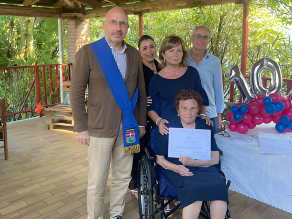 Il secolo di vita di Ortensia Sattanino