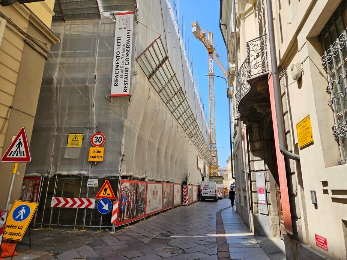 cantiere palazzo ottolenghi asti luglio