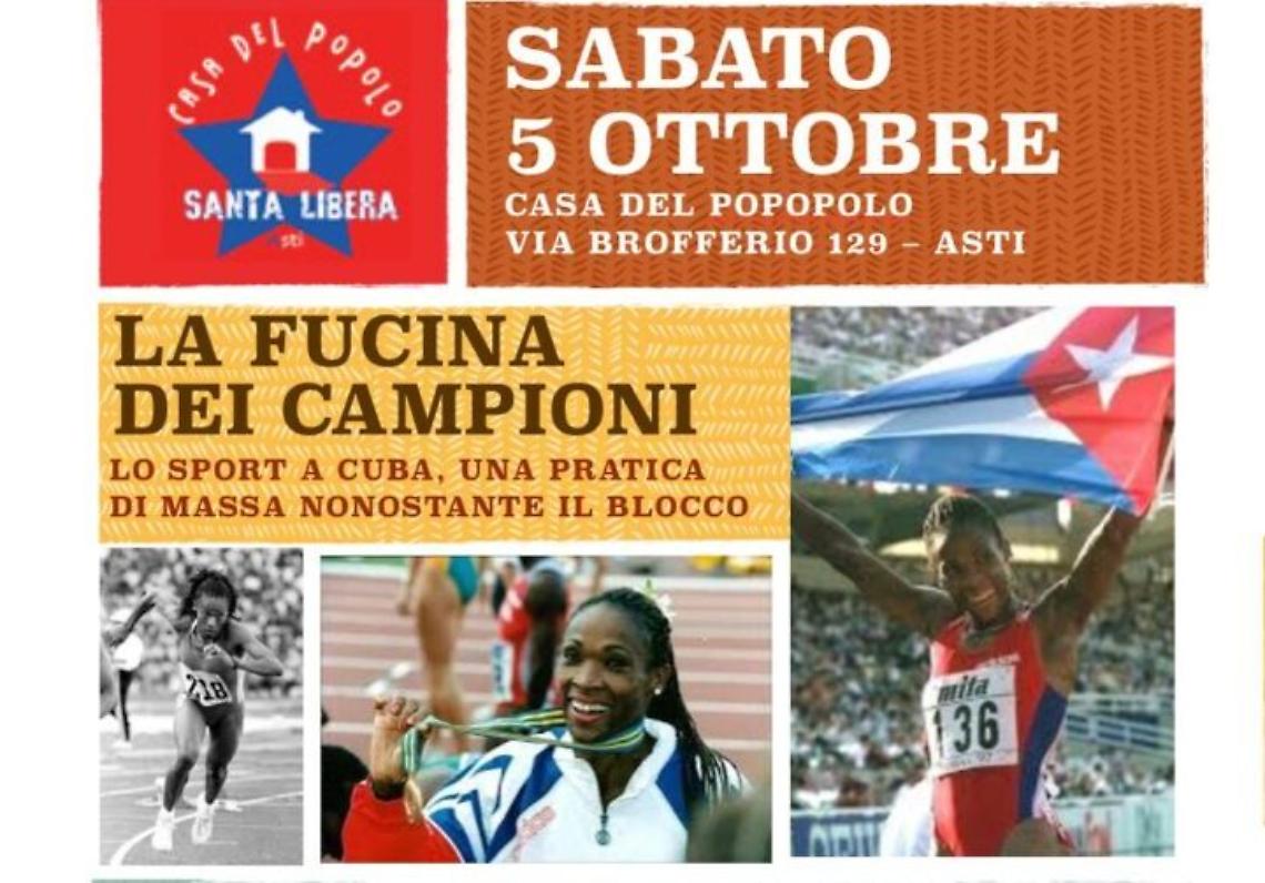 Sabato la stella cubana dell'atletica leggera Fidelia Quirot ospite alla "Casa del Popolo"