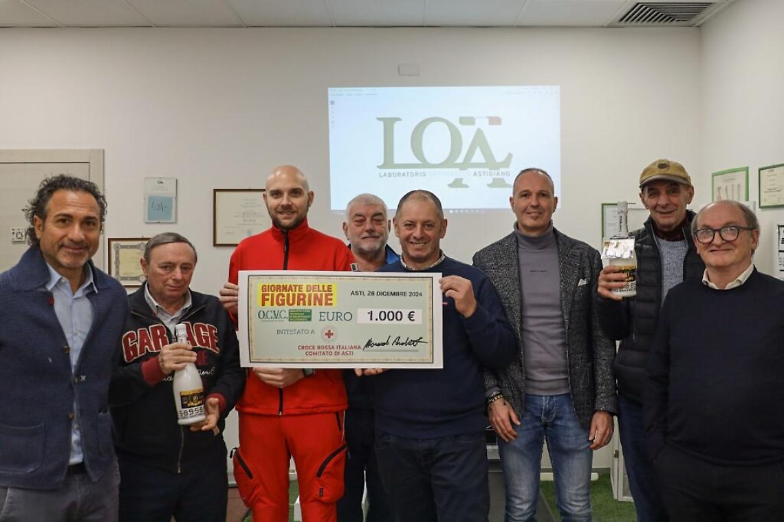 I titolari della LOA con Davide Fontebasso e il direttivo dell'OCVC