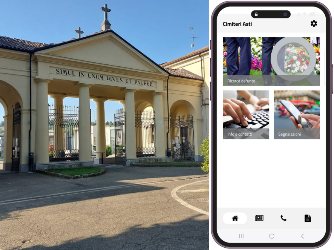 cimitero applicazione