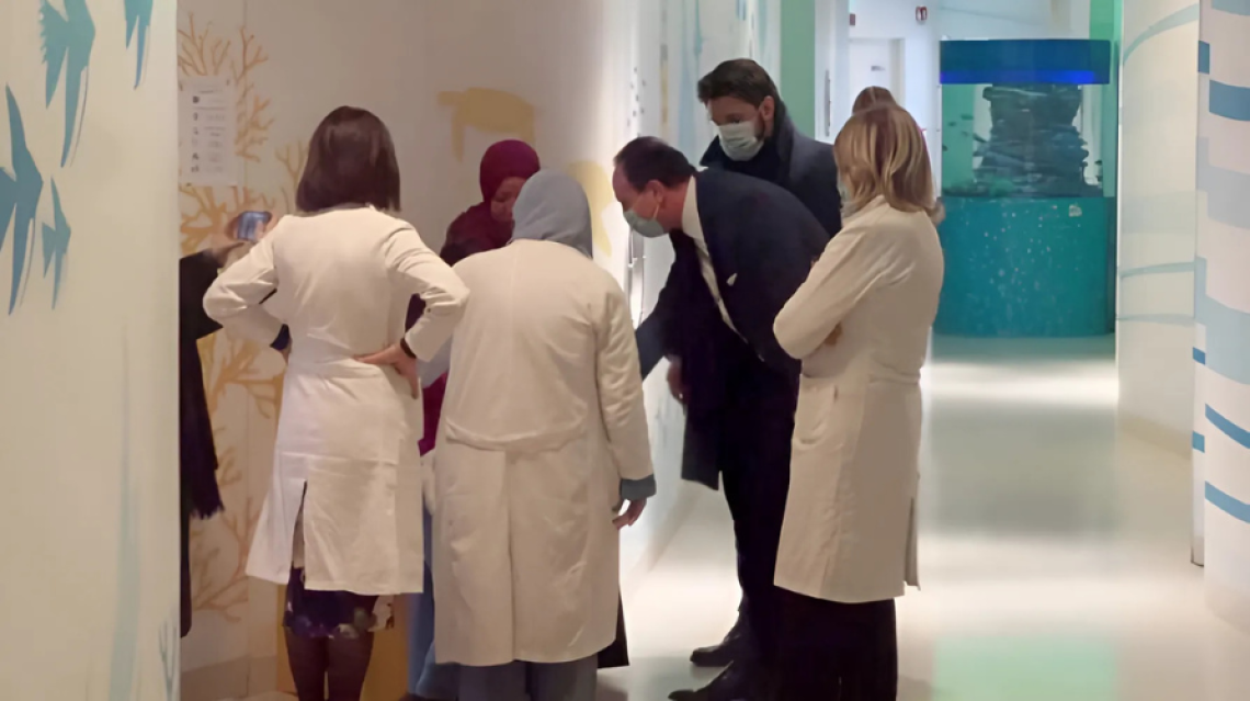 Gaza bimbi al Regina Margherita