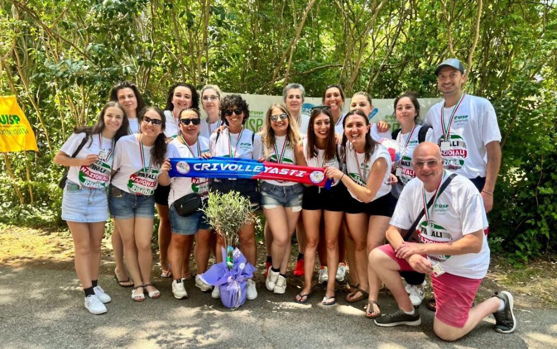 Il Cri Volley trionfa ai Nazionali Master Uisp