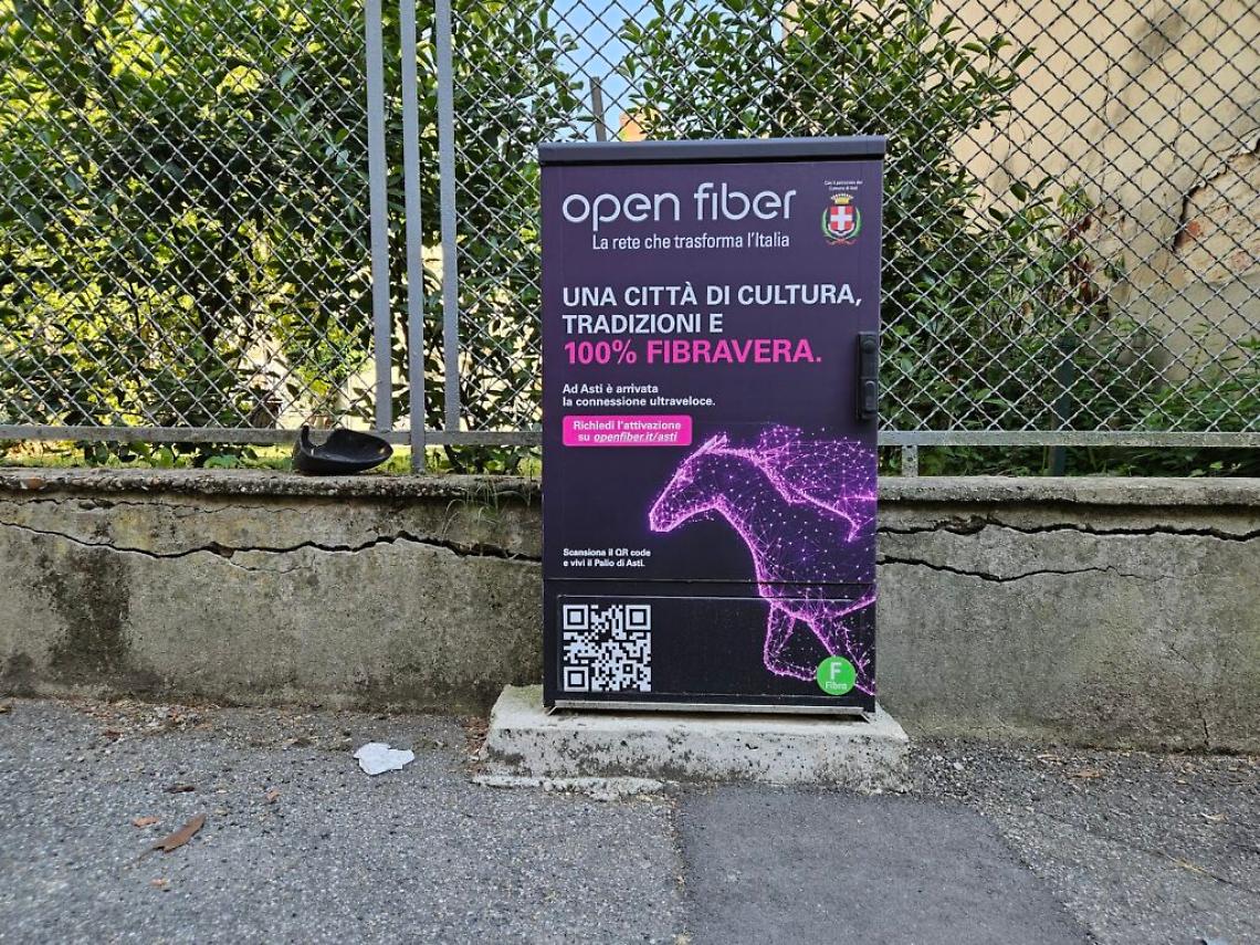 cabinet open fiber viale partigianI