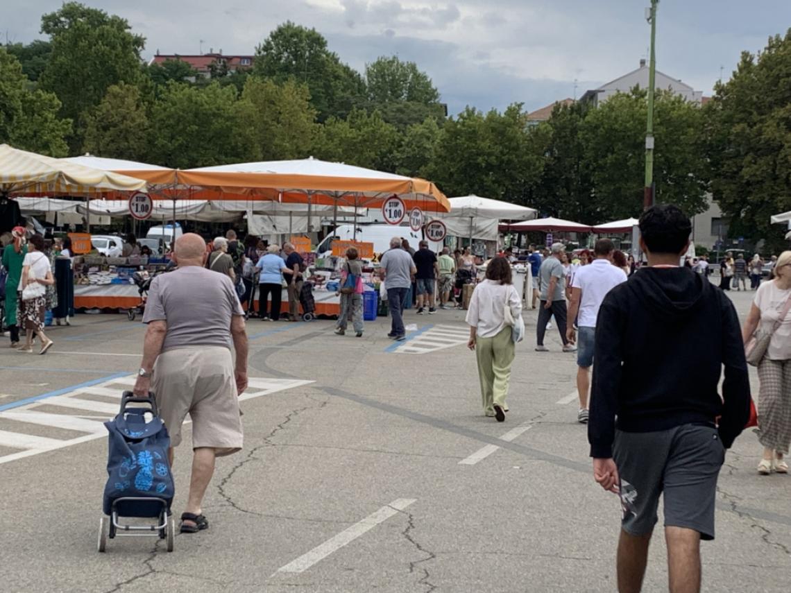 mercato di piazza del Palio