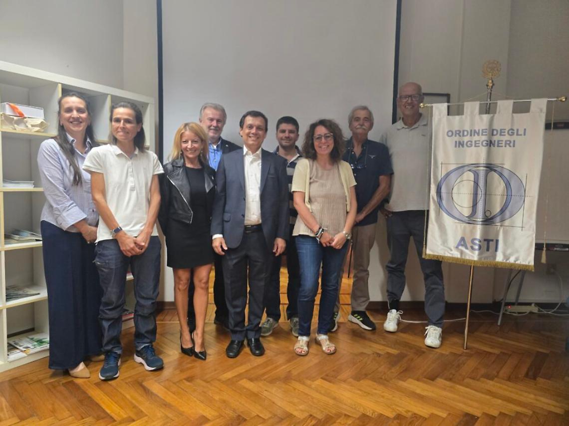 Asti, Allegretti confermato presidente dell'Ordine degli Ingegneri