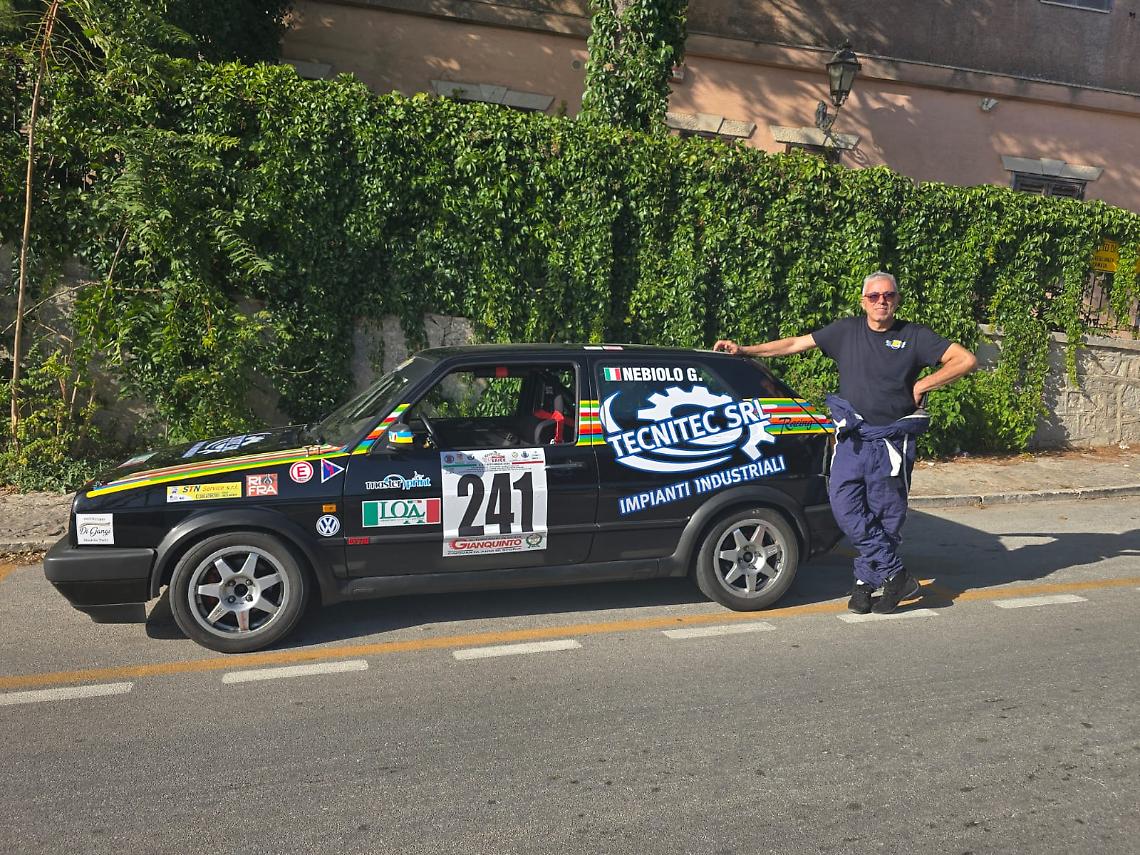 Giorgio Nebiolo sulle strade del Campionato Italiano Velocit&agrave; in Salita Auto Storiche