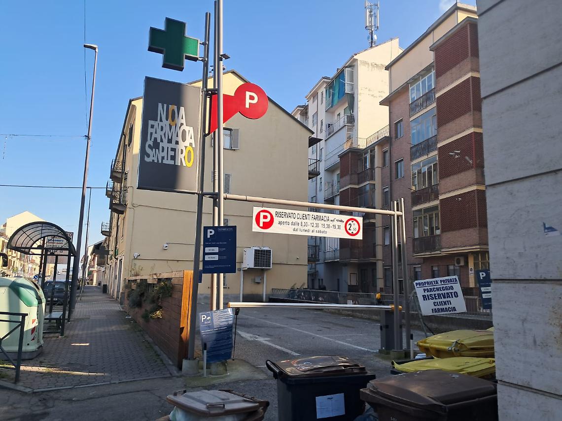 Parcheggio privato gestito da ParkDepot ad Asti in corso Alessandria