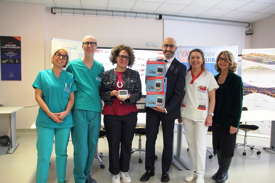 Il gesto di Evelin Gava per il reparto di Cardiologia di Asti