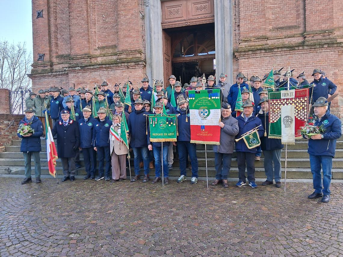 Il gruppo Alpini di Cocconato ricordano l'83&deg; anniversario della battaglia di Nikolajewka