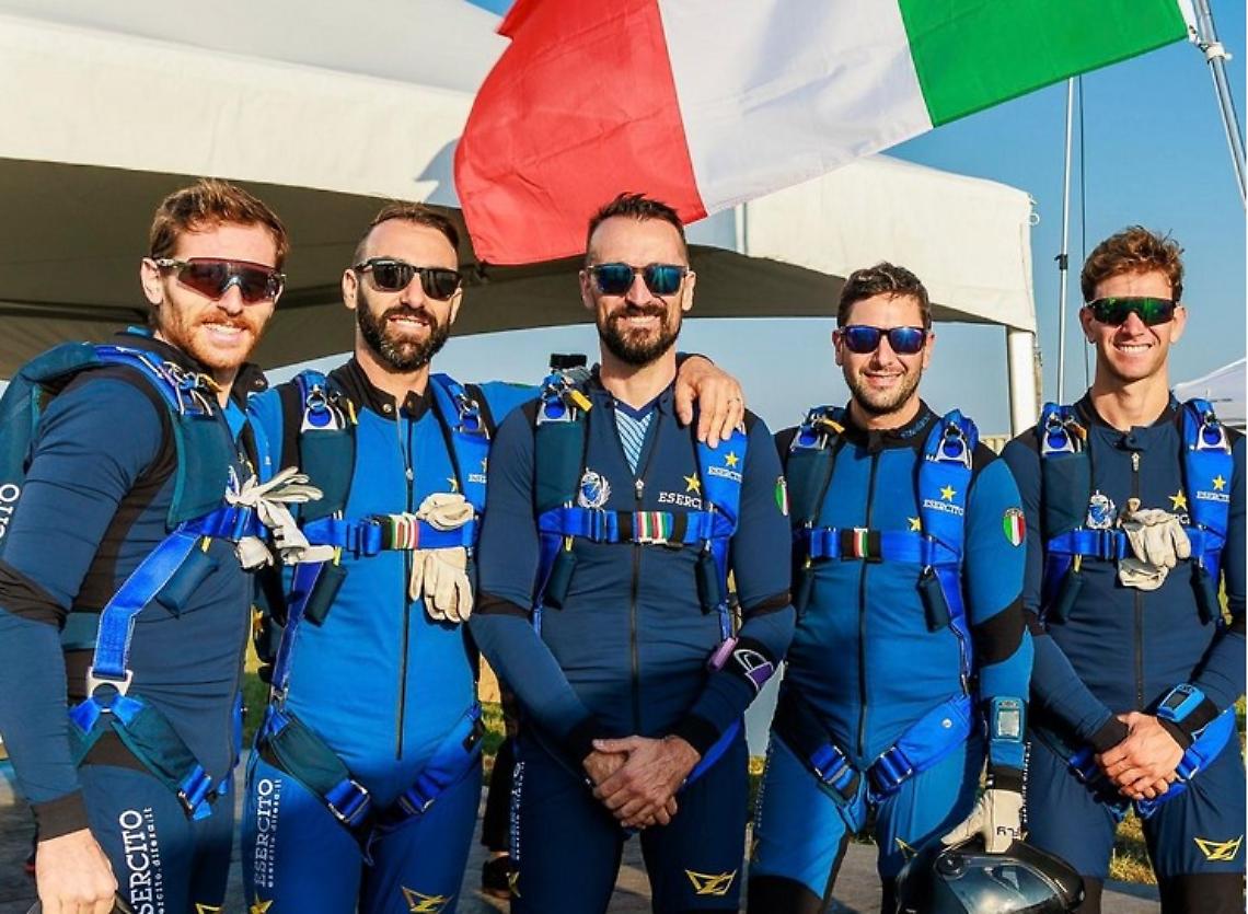 Team Esercito argento ai Wind Games