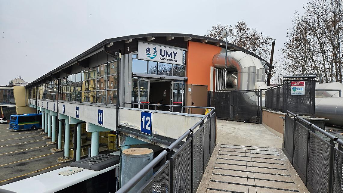 La passerella del Movicentro