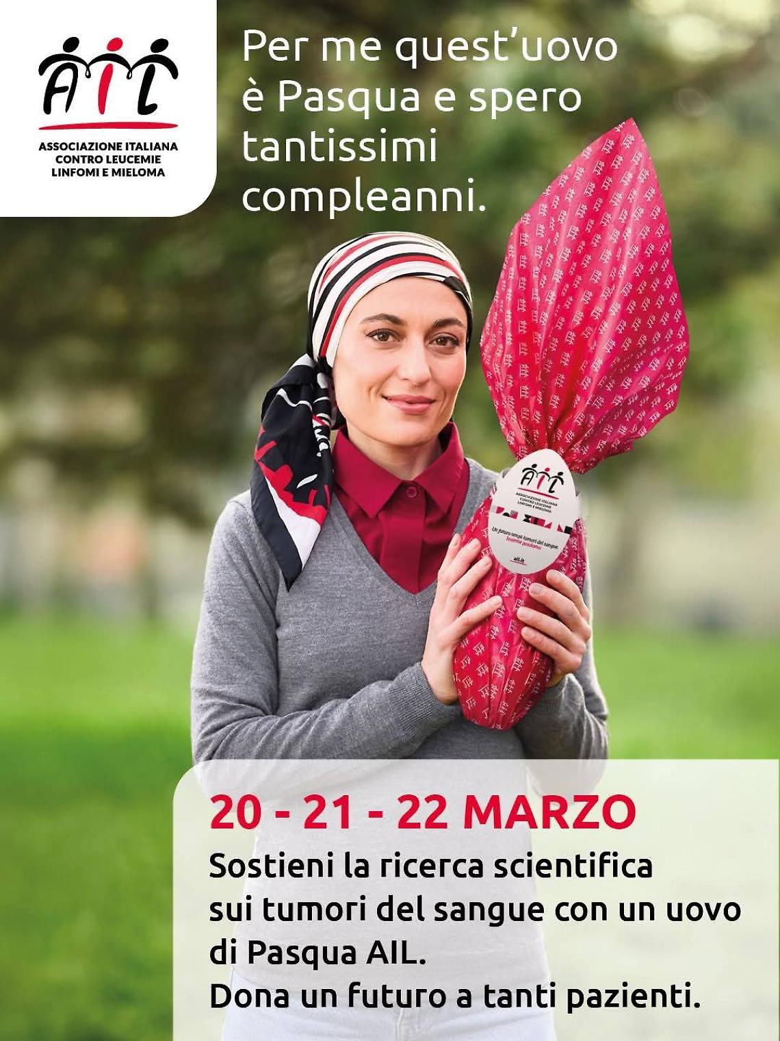 Doppio appuntamento ad Asti con le uova di Pasqua AIL dal 20 al 22 marzo