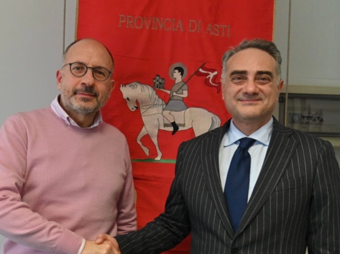 Maurizio Rasero con il nuovo segretario generale Donato Salvatore Marengo