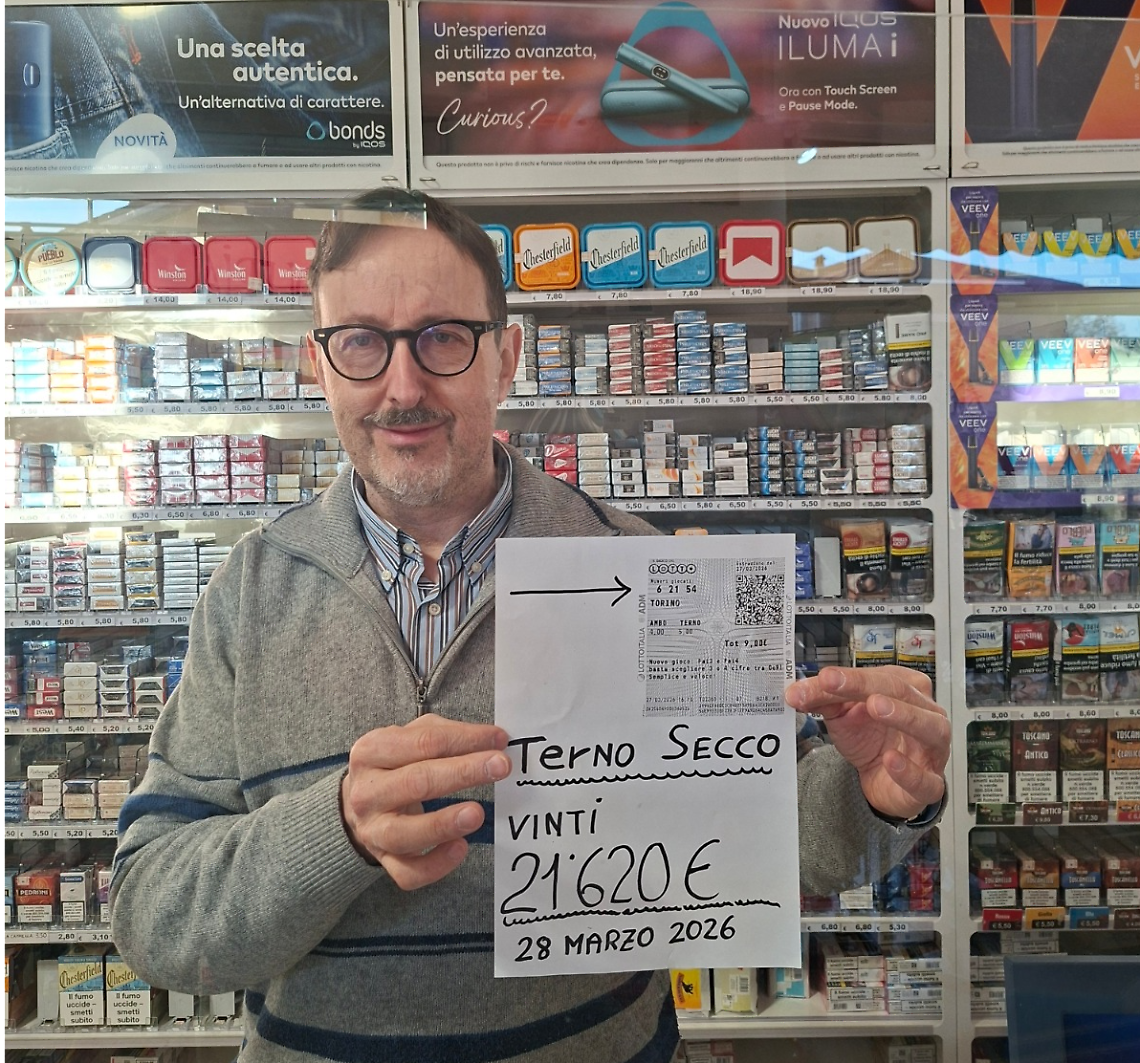 La fortuna torna a Incisa Scapaccino: vinti 21.620 euro al Lotto