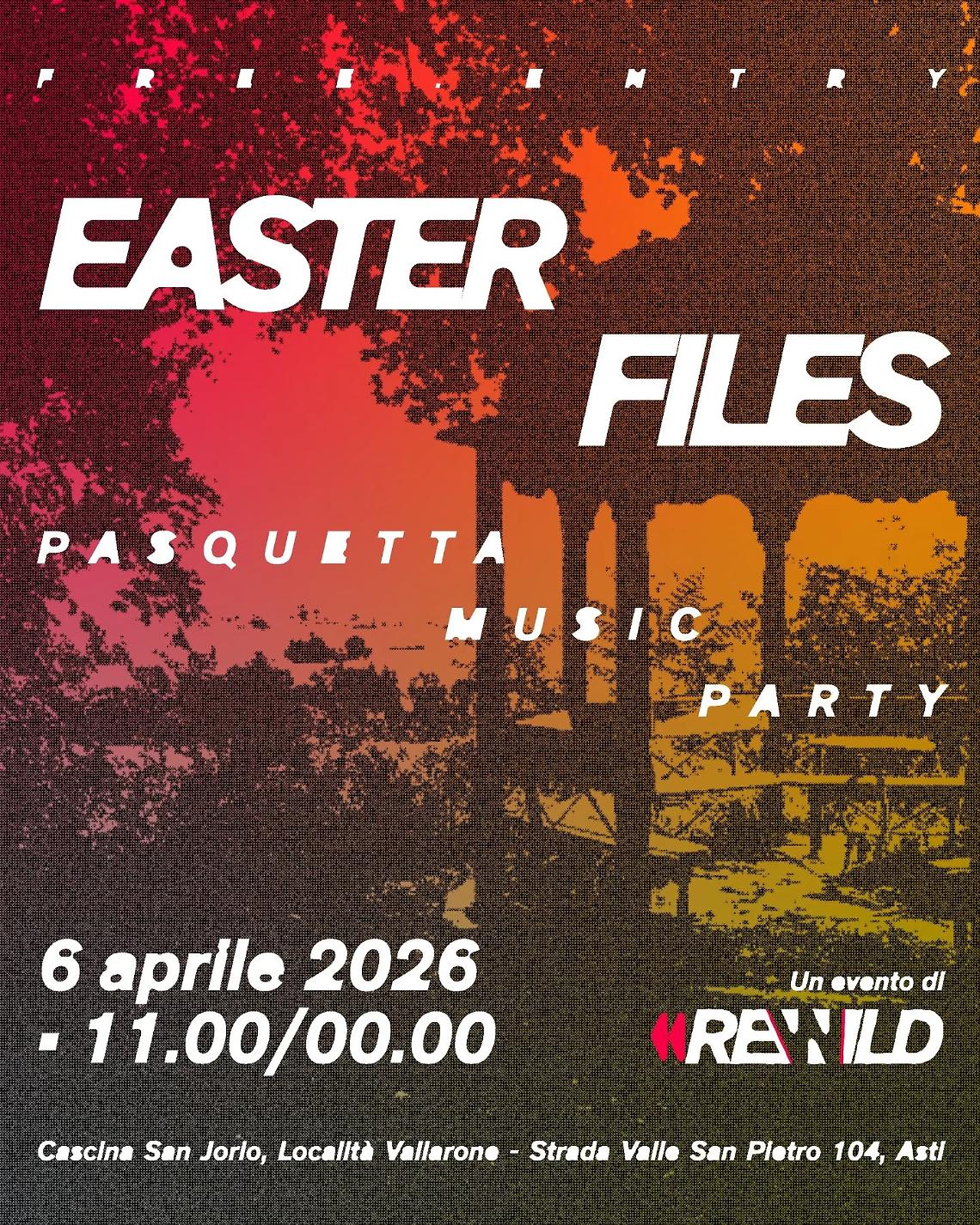 Easter Files: festa nella cornice verde della Cascina San Jorio 