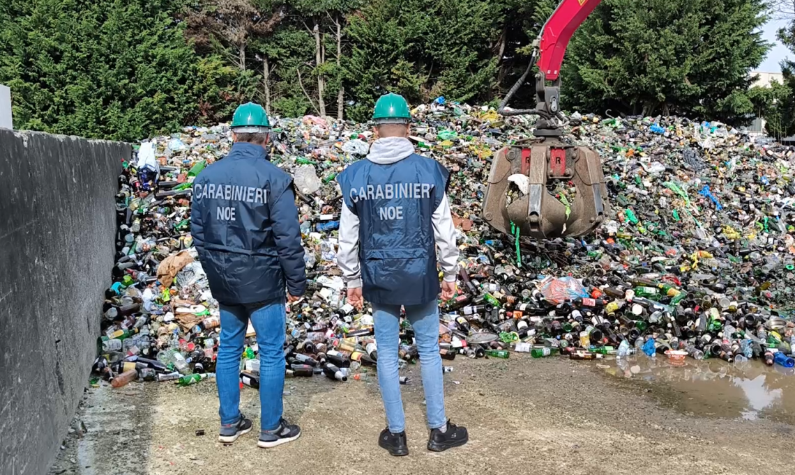 Controlli al cantiere dell'Ecocentro: tutto regolare