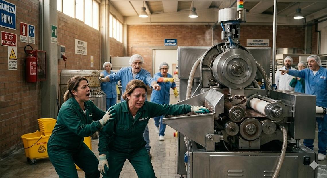 Infortunio nello stabilimento dolciario, i sindacati: "E' una lavoratrice esterna, bisogna rivedere la catena degli appalti"